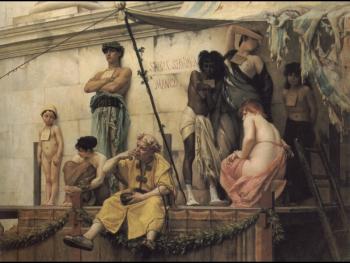 Gustave Clarence Rodolphe Boulanger : The Slave Market